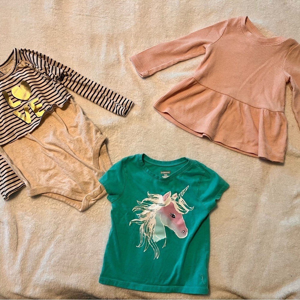 Unicorn Graphic Teal Kids T-Shirt
